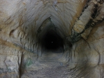 view inside the tunnel